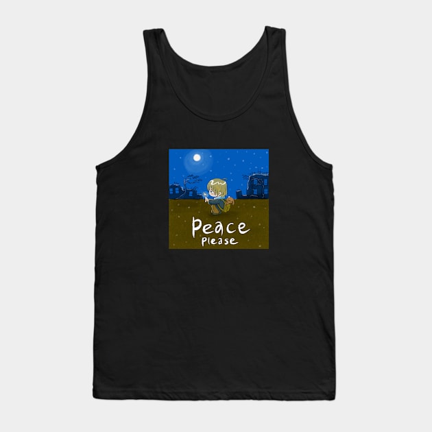 Peace Please Tank Top by Moss Moon Studio